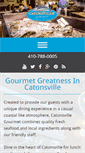 Mobile Screenshot of catonsvillegourmet.com