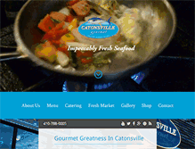Tablet Screenshot of catonsvillegourmet.com